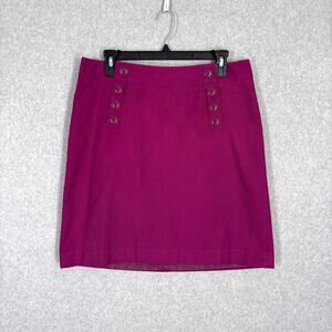Merona Skirt 10 Fuchsia Sailor Twee Academia School Career Church Feminine 90s